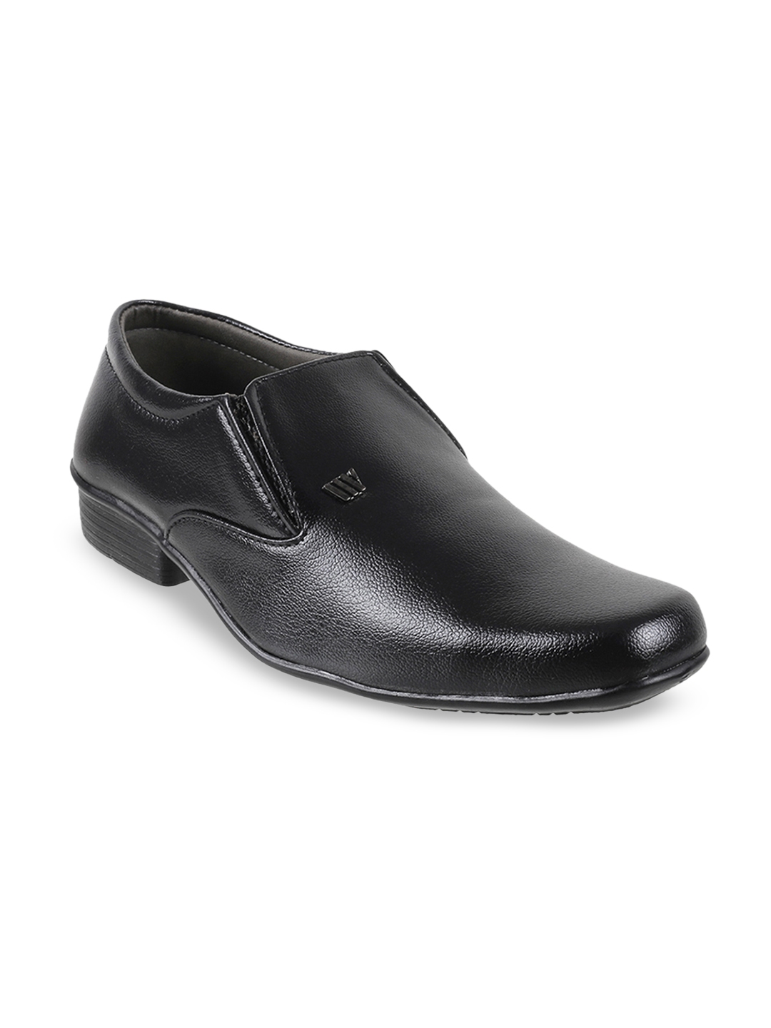 Buy Walkway By Metro Men Black Solid Formal Slip Ons Formal Shoes For Men 11459868 Myntra 3403