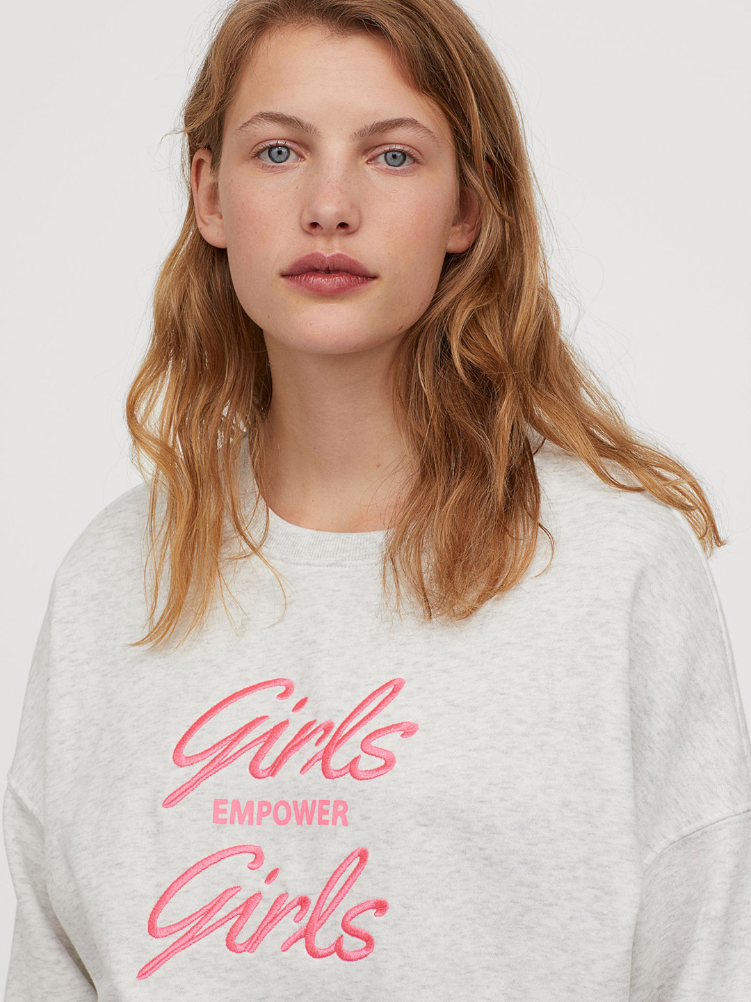 Buy H&M Women Grey Sweatshirt With A Motif Sweatshirts for Women 11470424 Myntra