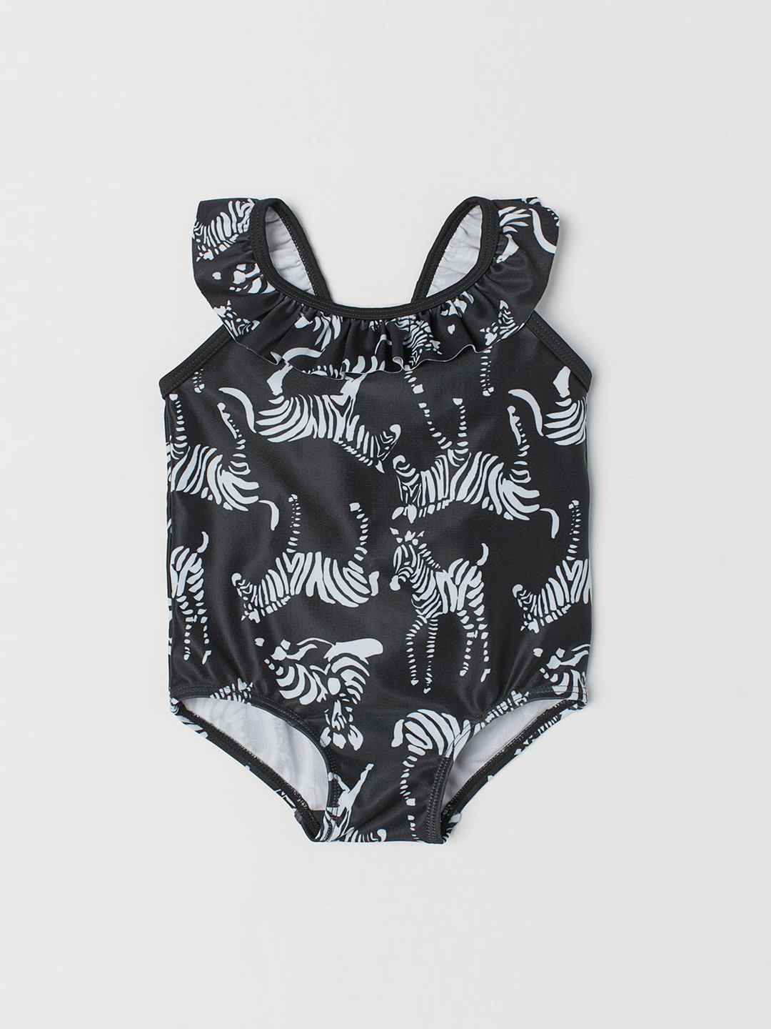 Buy H&M Girls Black Swimsuit With A Bow Swimwear for Girls 11471210