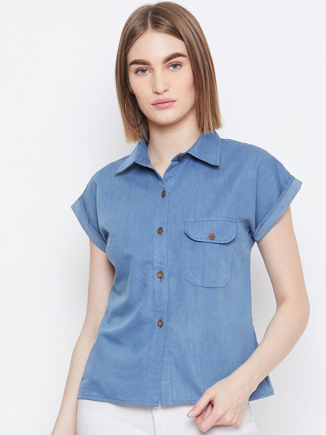 denim shirts myntra