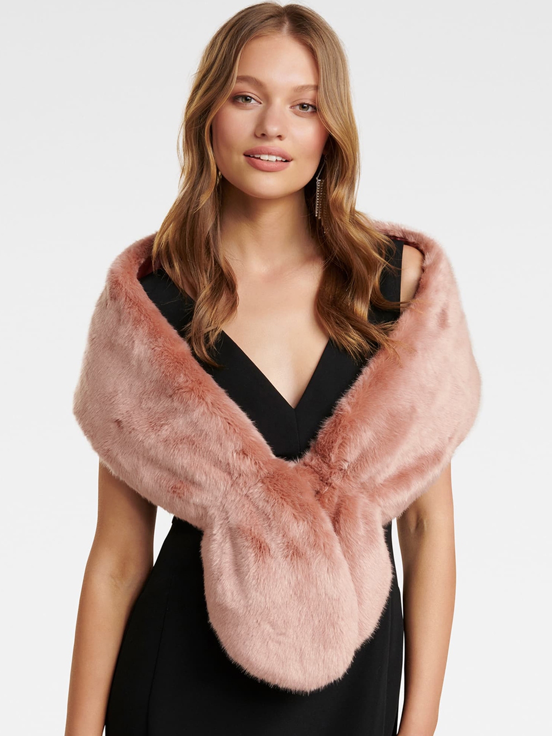 ladies faux fur stole