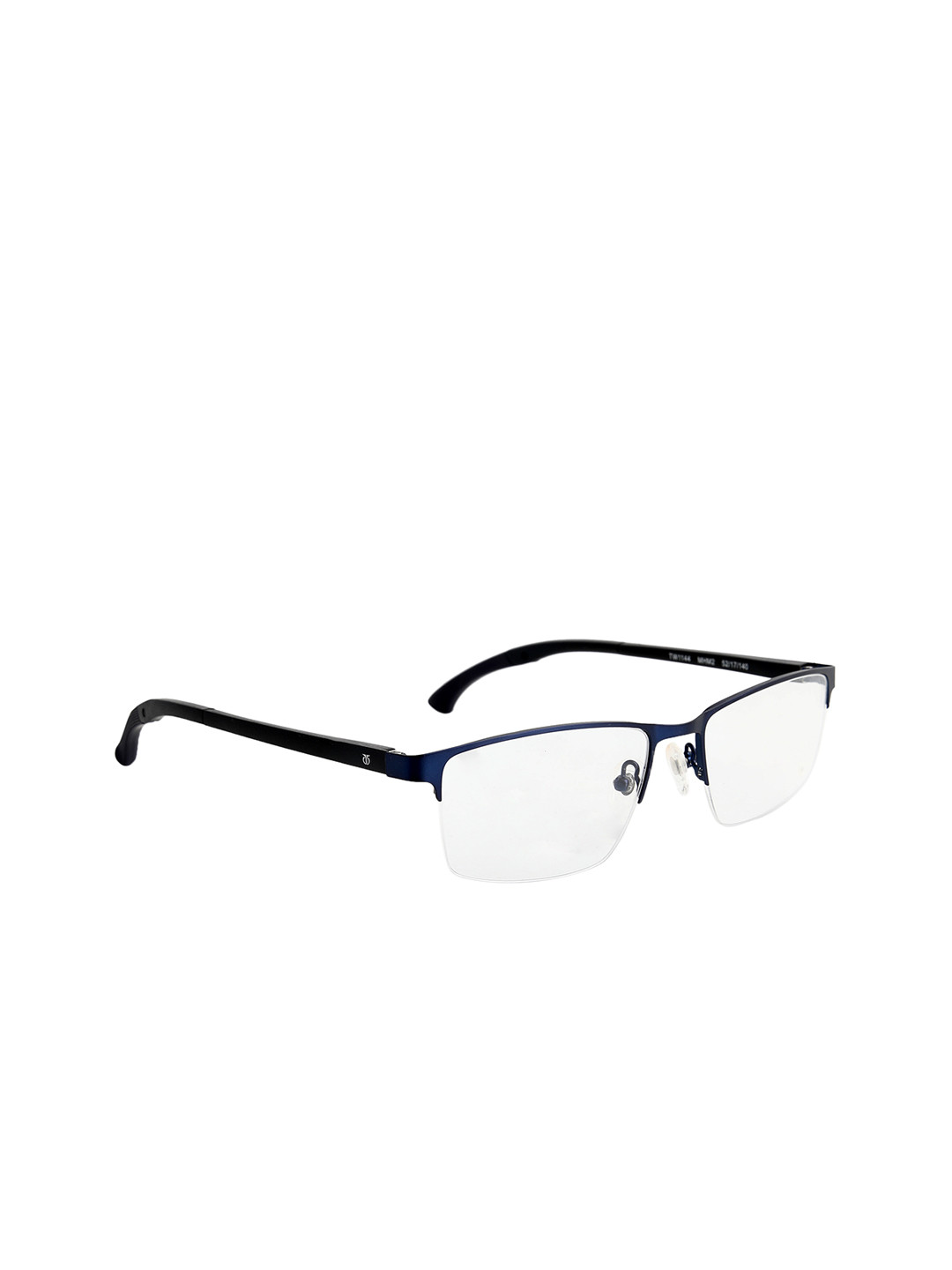 Buy Titan Unisex Black Solid Full Rim Rectangle Frames TW1144MHM2 ...