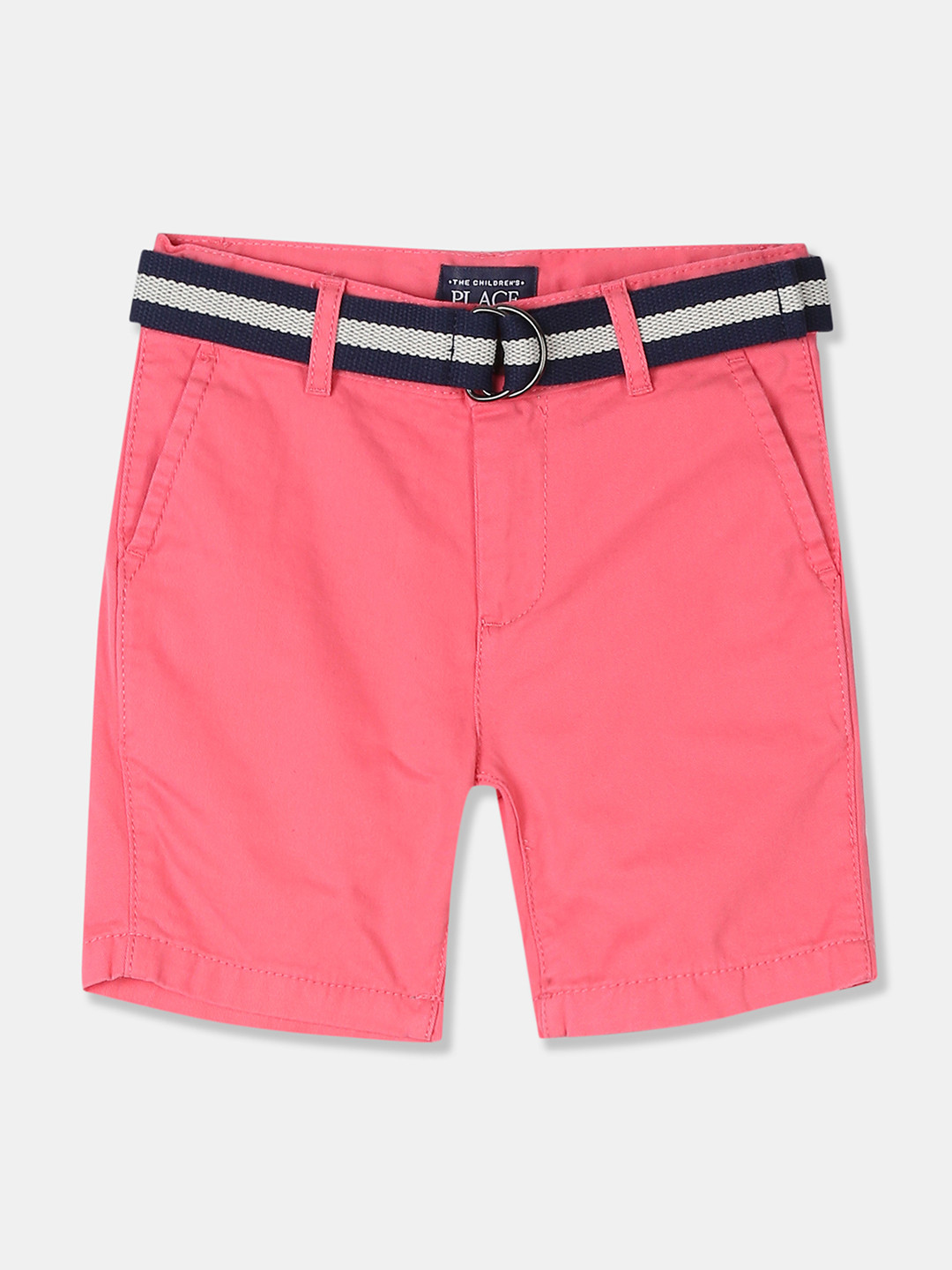 Buy The Childrens Place Boys Pink Solid Regular Shorts Shorts for