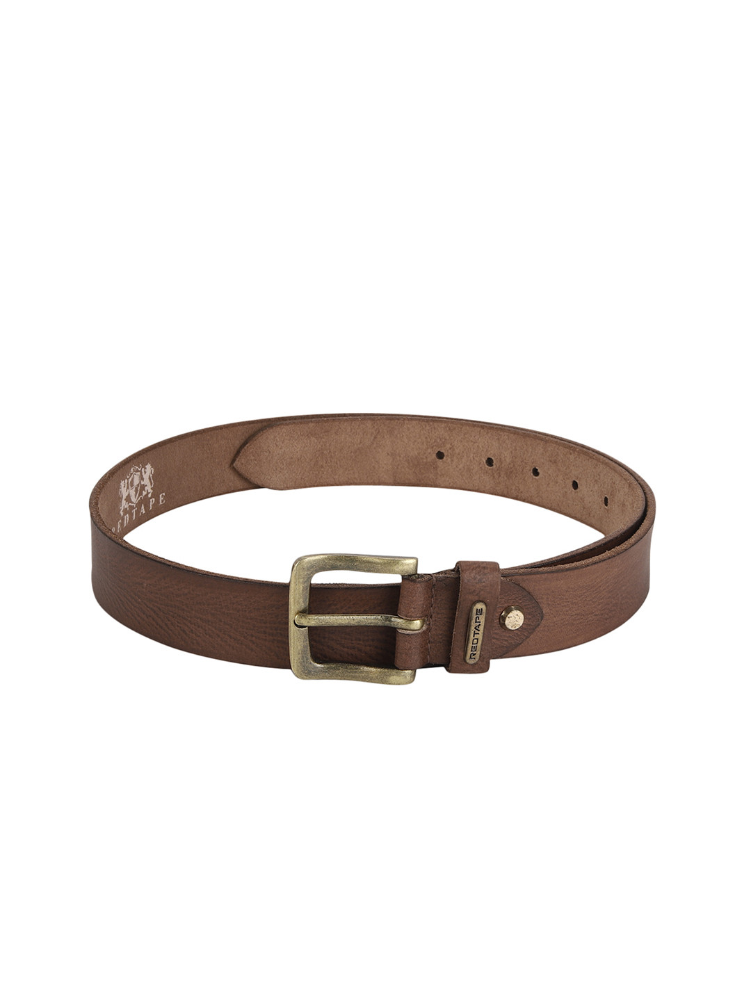 Buy Red Tape Men Brown Textured Leather Belt Belts for Men 11732034