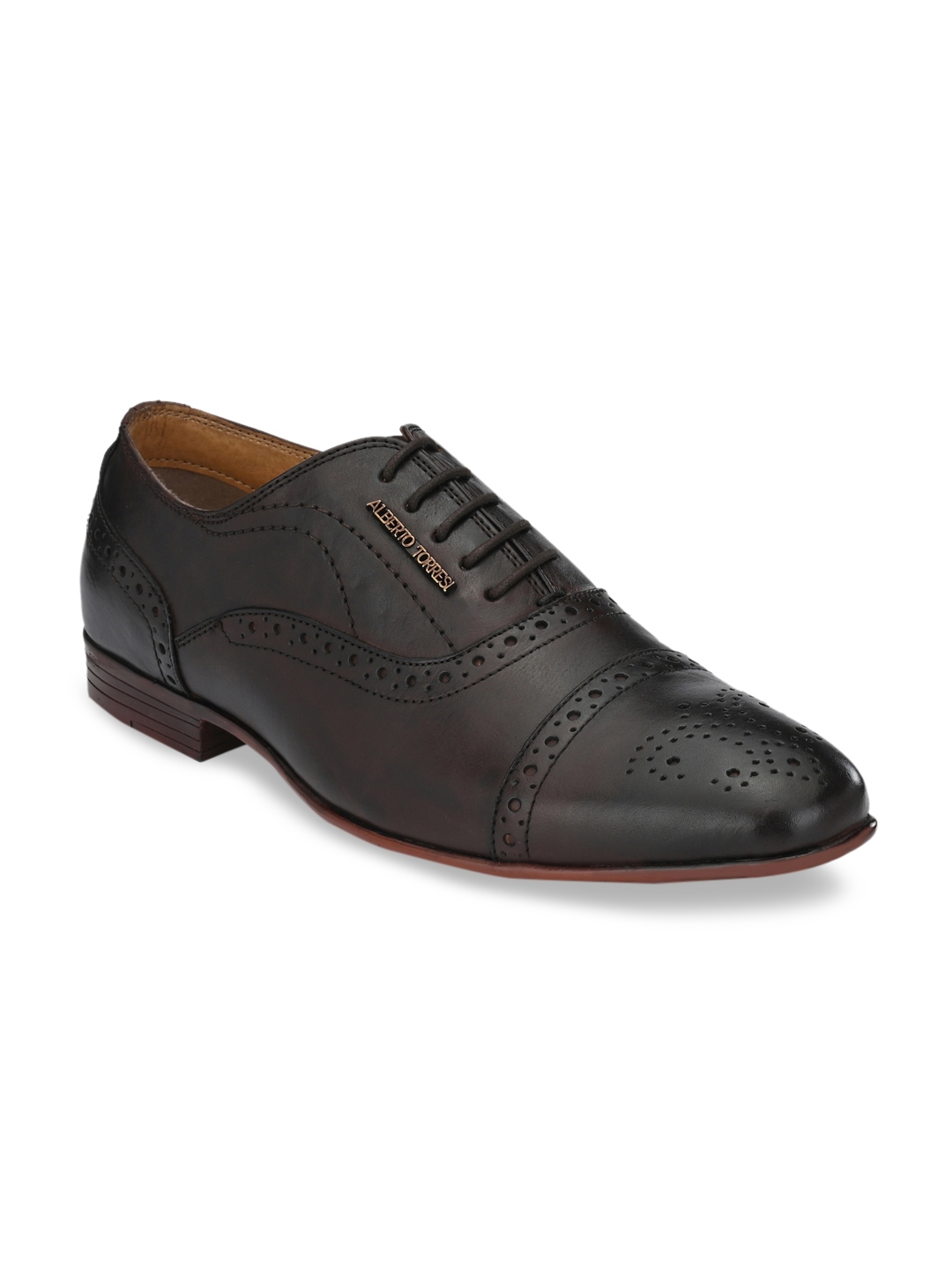 alberto torresi men's leather formal shoes