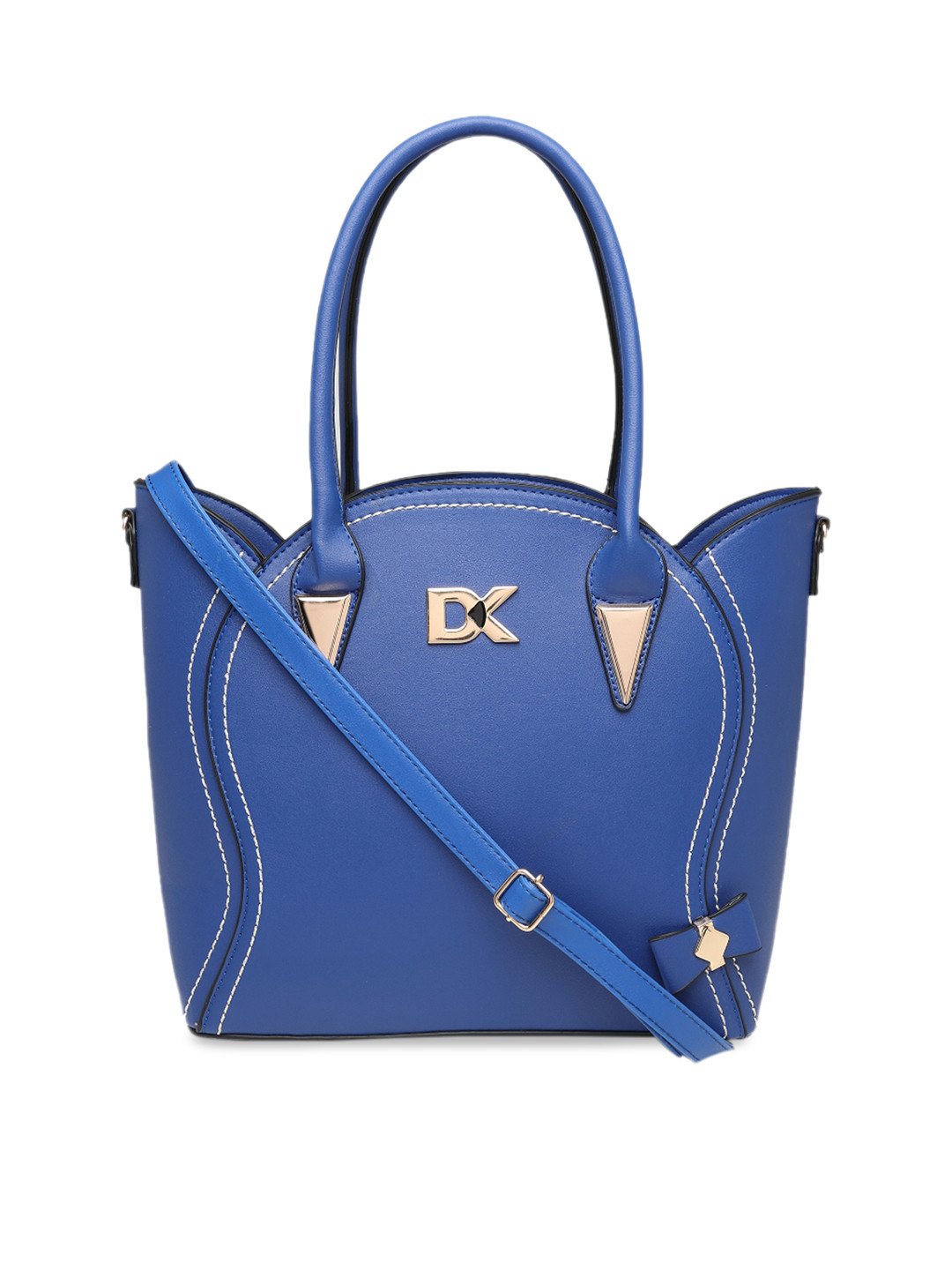 Buy Diana Korr Blue Solid Shoulder Bag Handbags for Women 11649896 Myntra