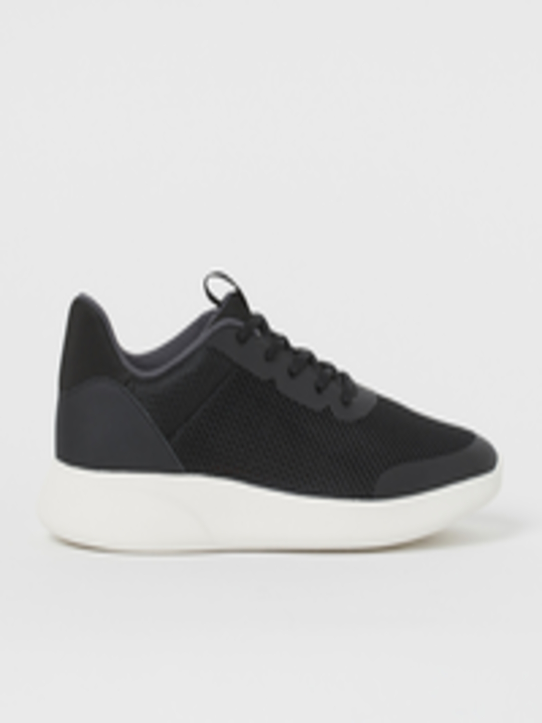 Buy H&M Men Black Mesh Trainers - Casual Shoes for Men 11655044 | Myntra