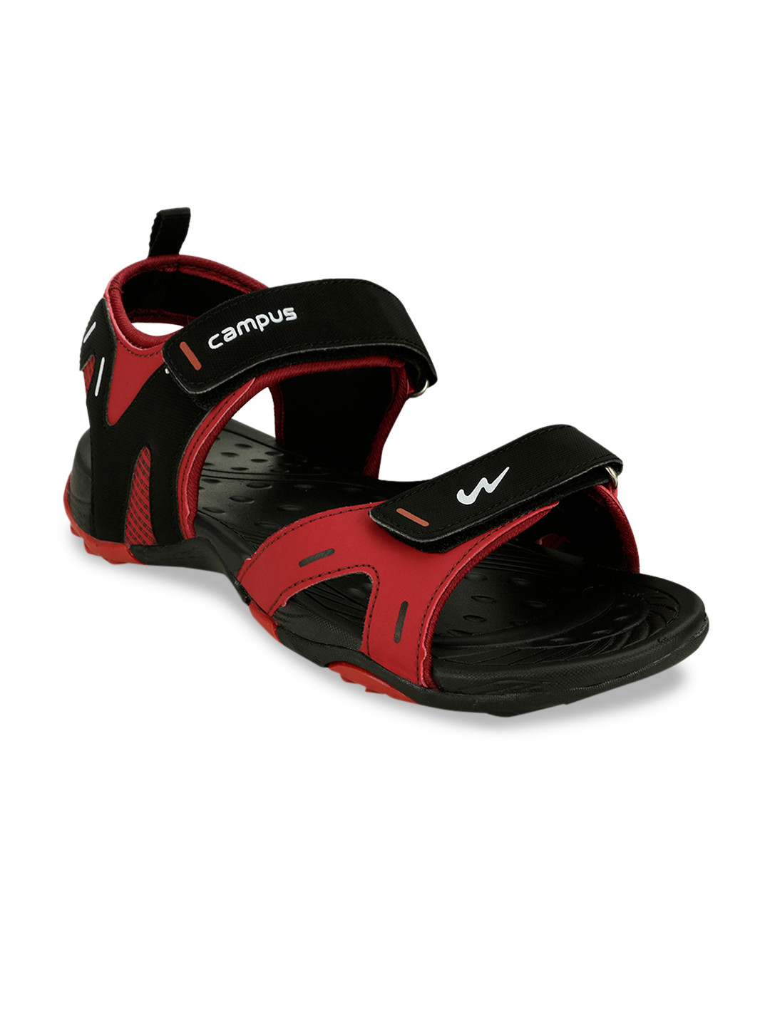 Buy Campus Men Black & Red Sports Sandals - Sports Sandals for Men 11657038 | Myntra