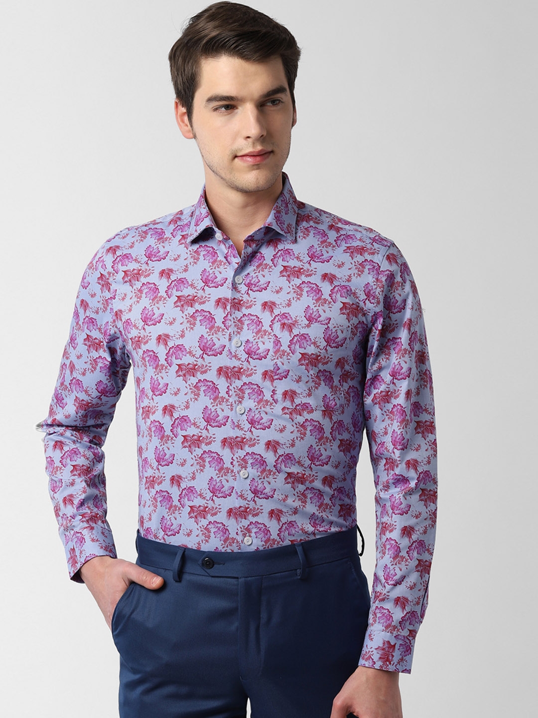 peter england shirts black