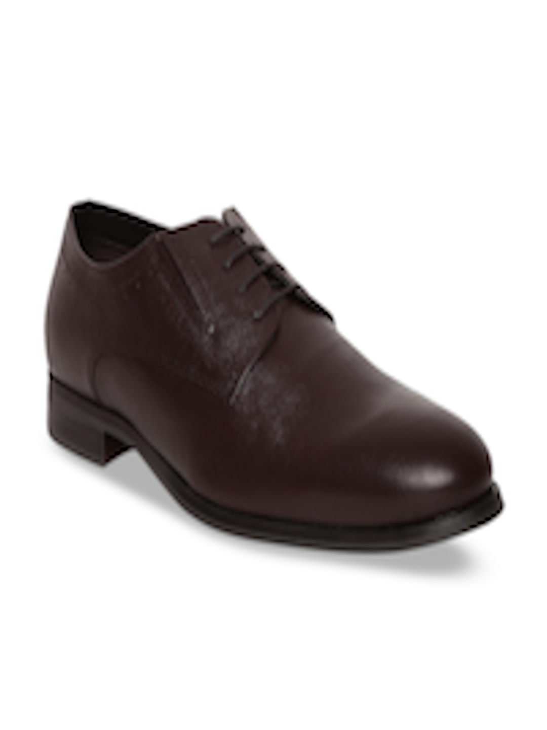 Buy Red Tape Men Brown Solid Leather Formal Derbys - Formal Shoes for ...