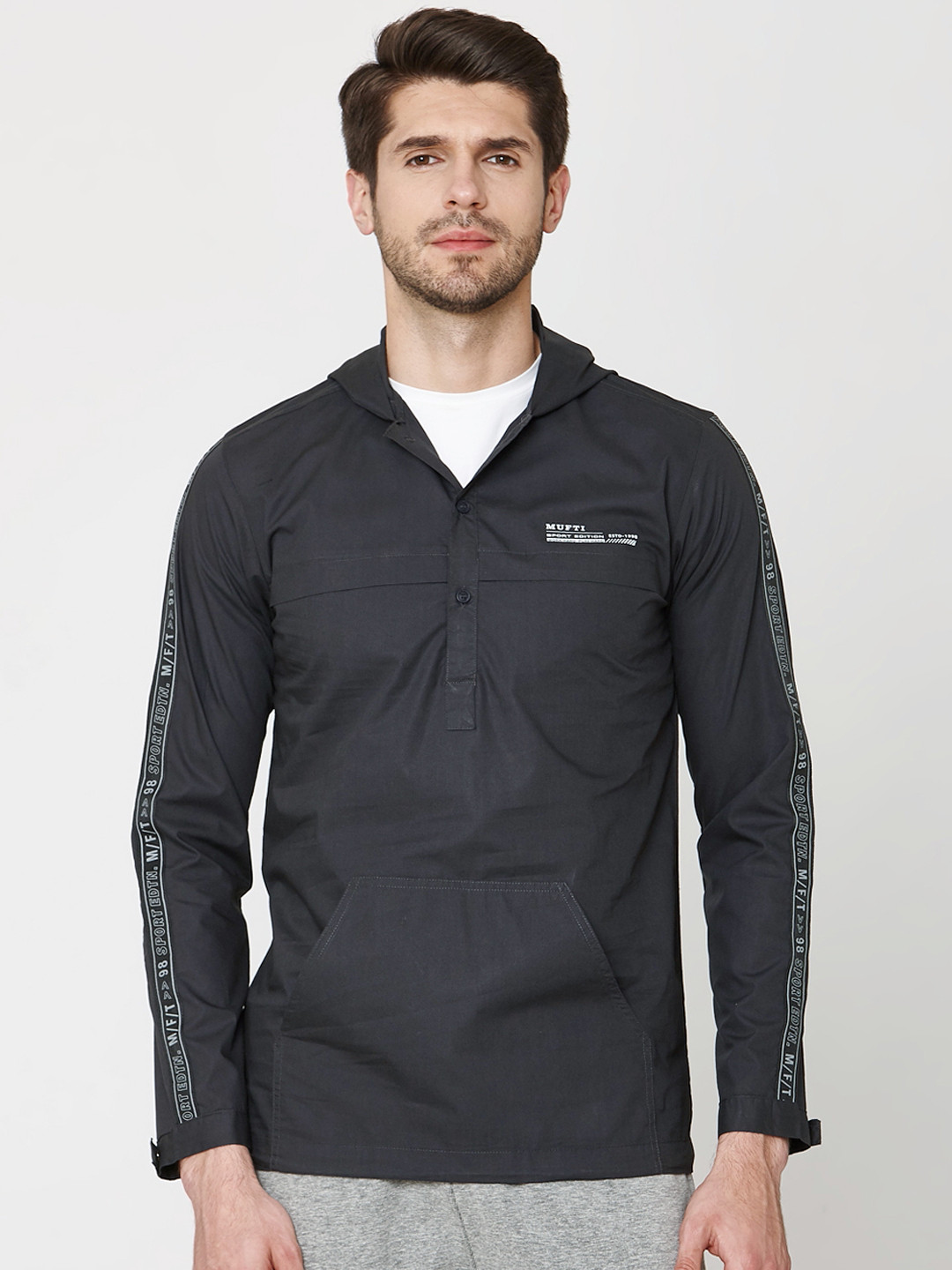 Mufti hooded t shirt clearance