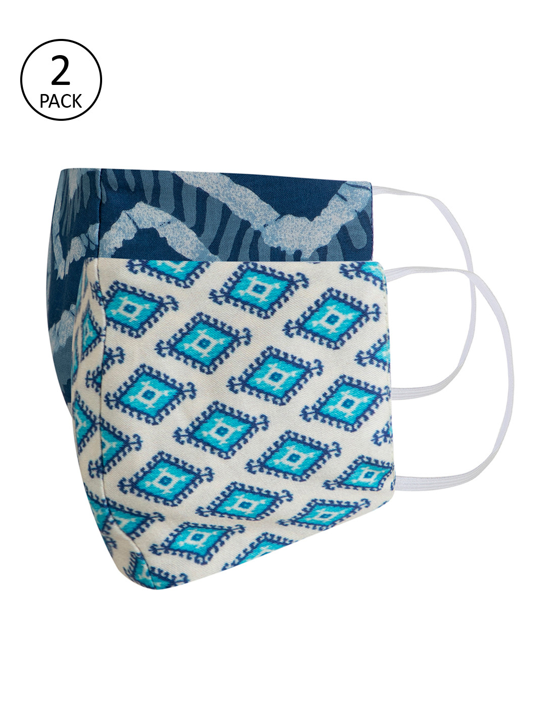 Buy FabAlley Unisex 2 Pcs 3 Ply Reusable Outdoor Masks Outdoor Masks