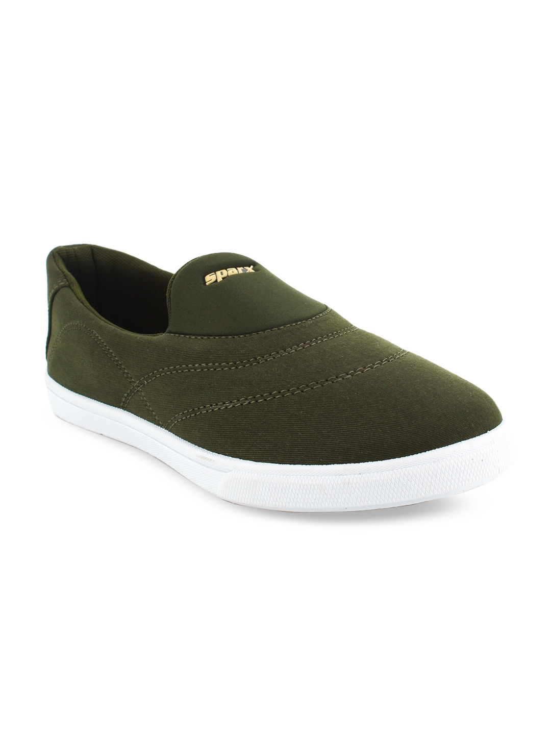 sparx olive green canvas shoes