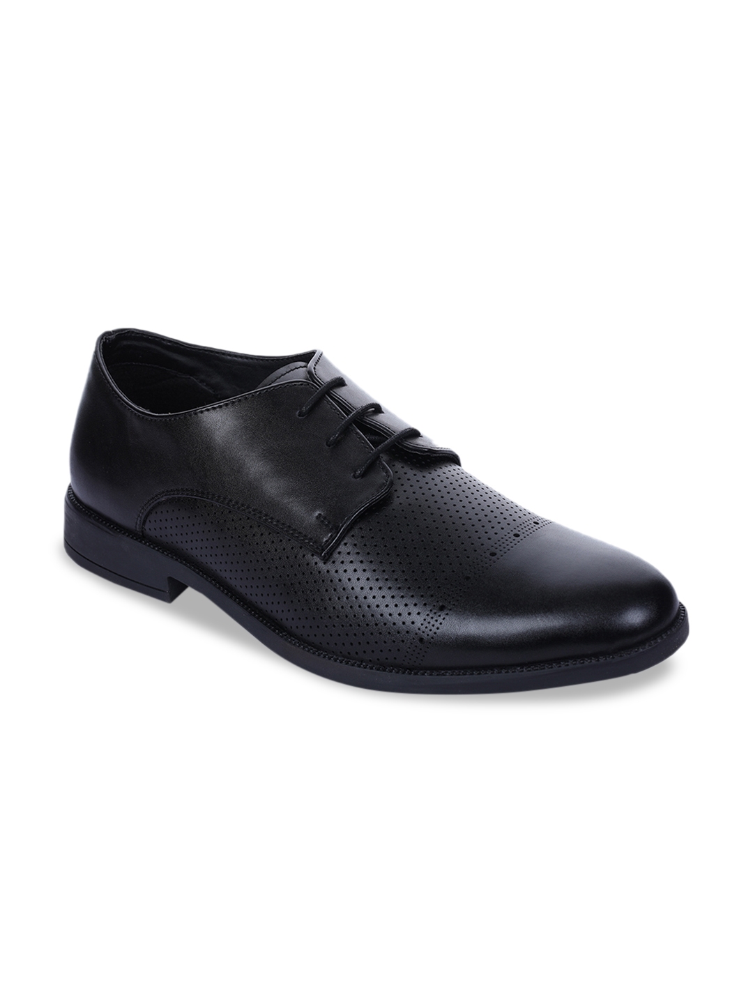 liberty men's black formal shoes
