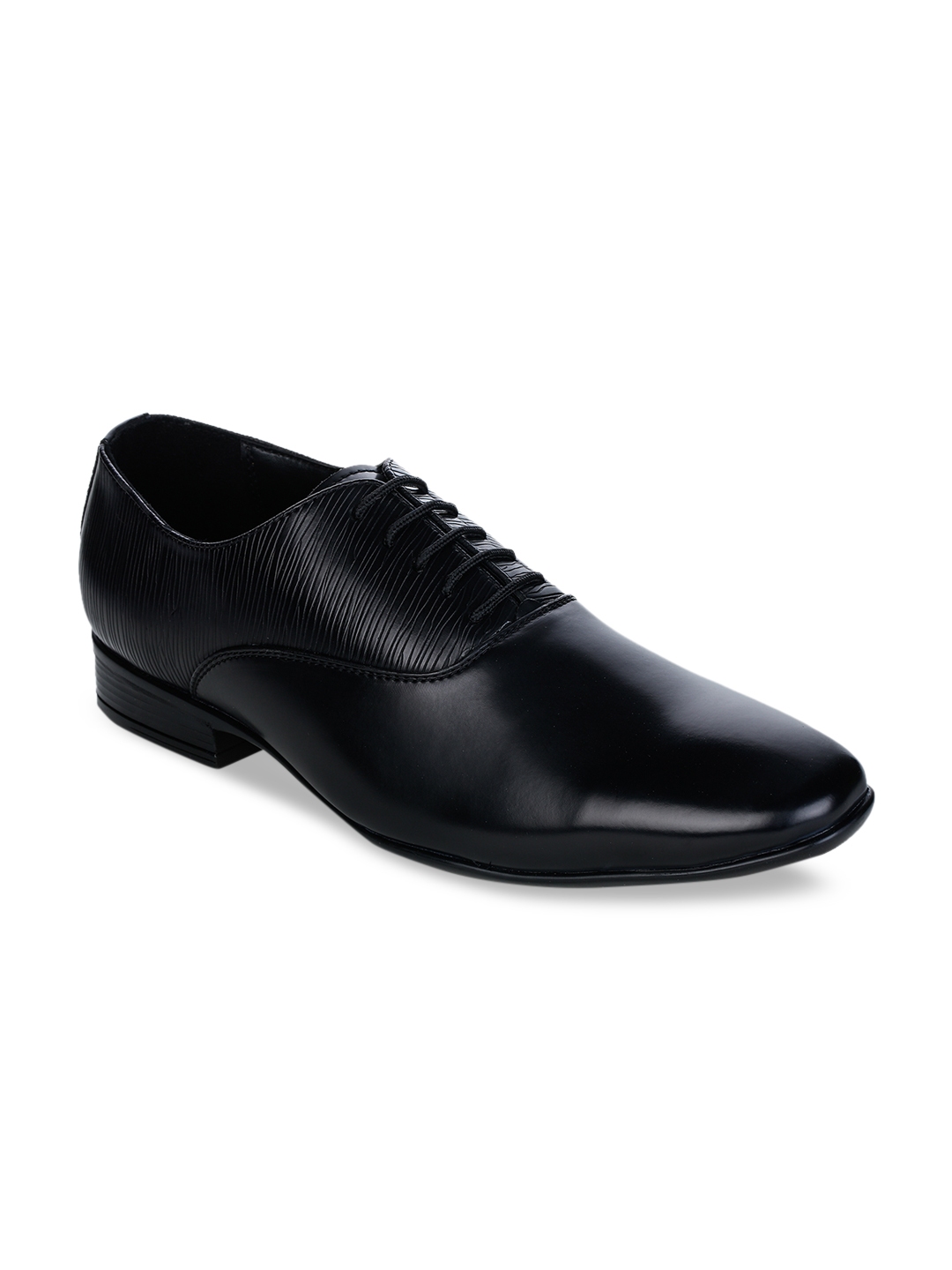 liberty men's black formal shoes