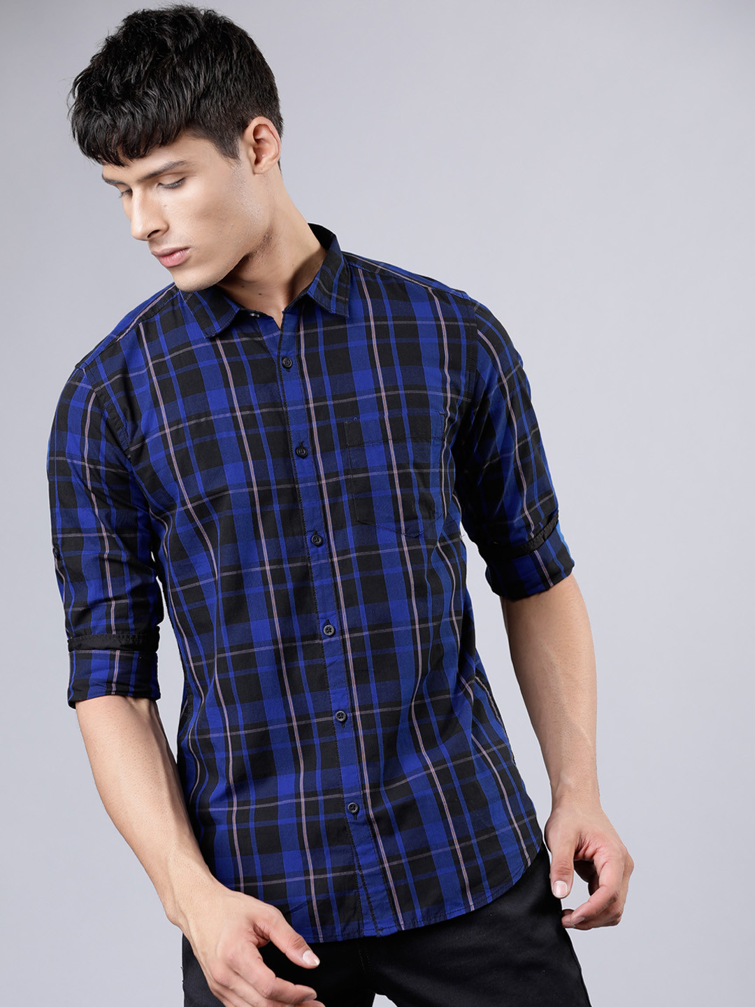 highlander men printed casual multicolor shirt