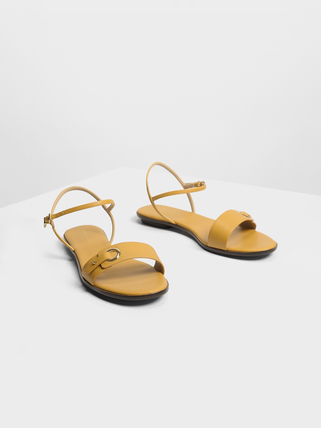 womens mustard yellow flats