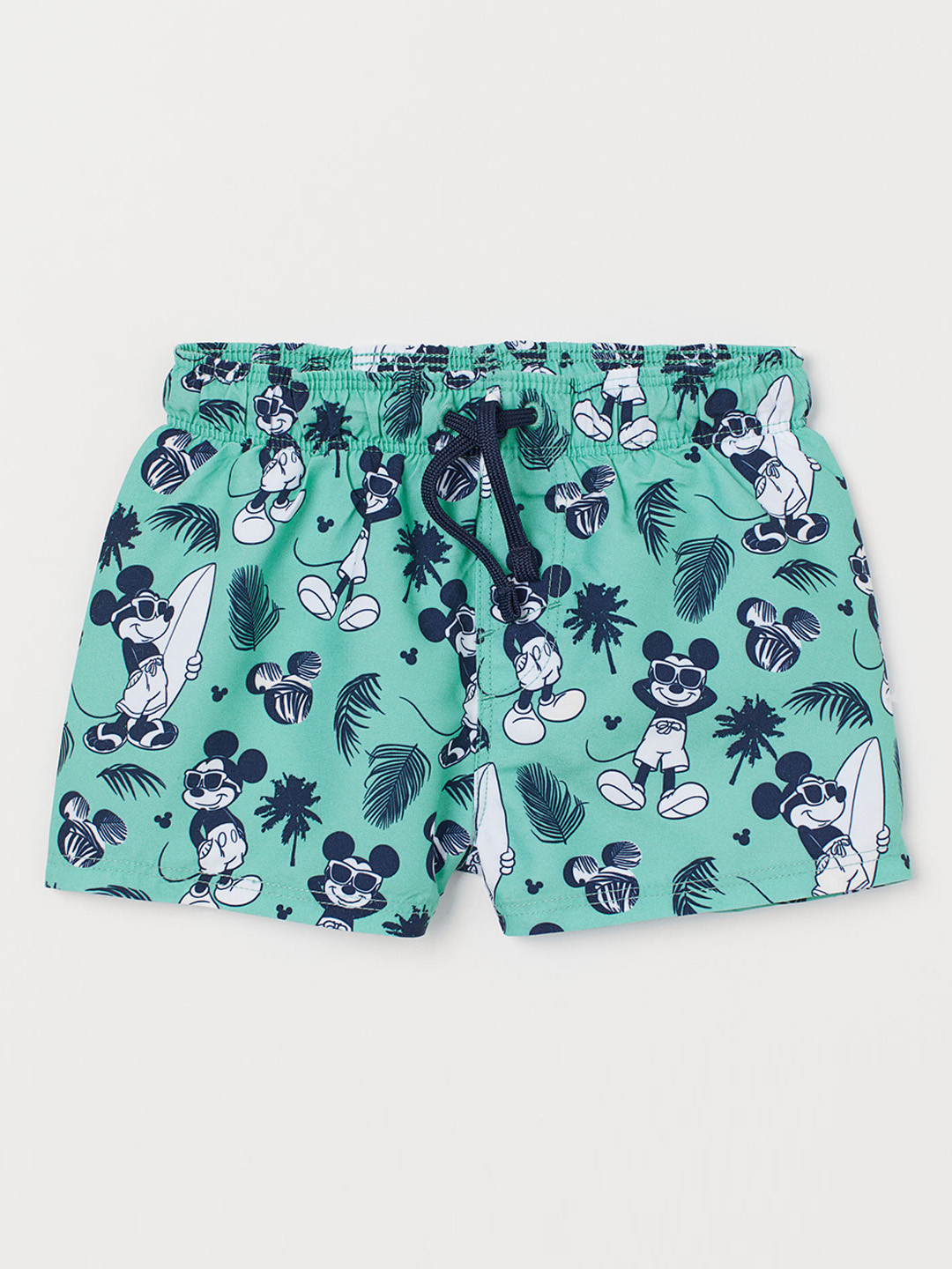 Buy H&M Boys Sea Green And Navy Blue Patterned Swim Shorts Swim