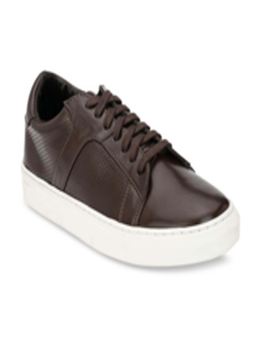 Buy AADY AUSTIN Men Brown Lightweight Perforations Sneakers - Casual ...