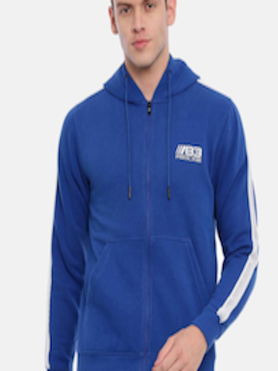 Buy Proline Active Men Blue Solid Hooded Sweatshirt - Sweatshirts for ...