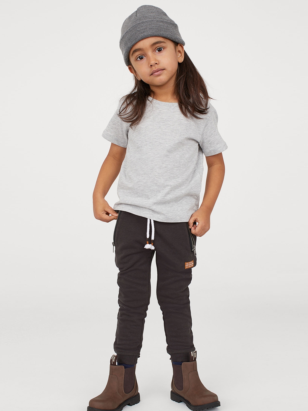 mens grey joggers h&m