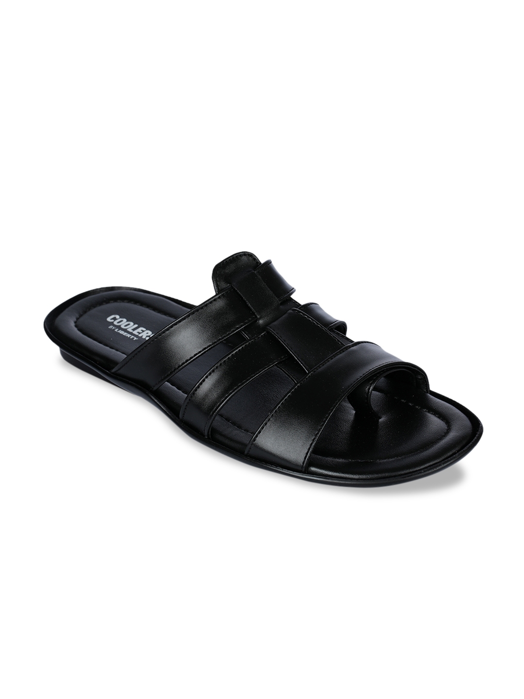Buy Liberty Men Black Sandals - Sandals for Men 12046726 | Myntra