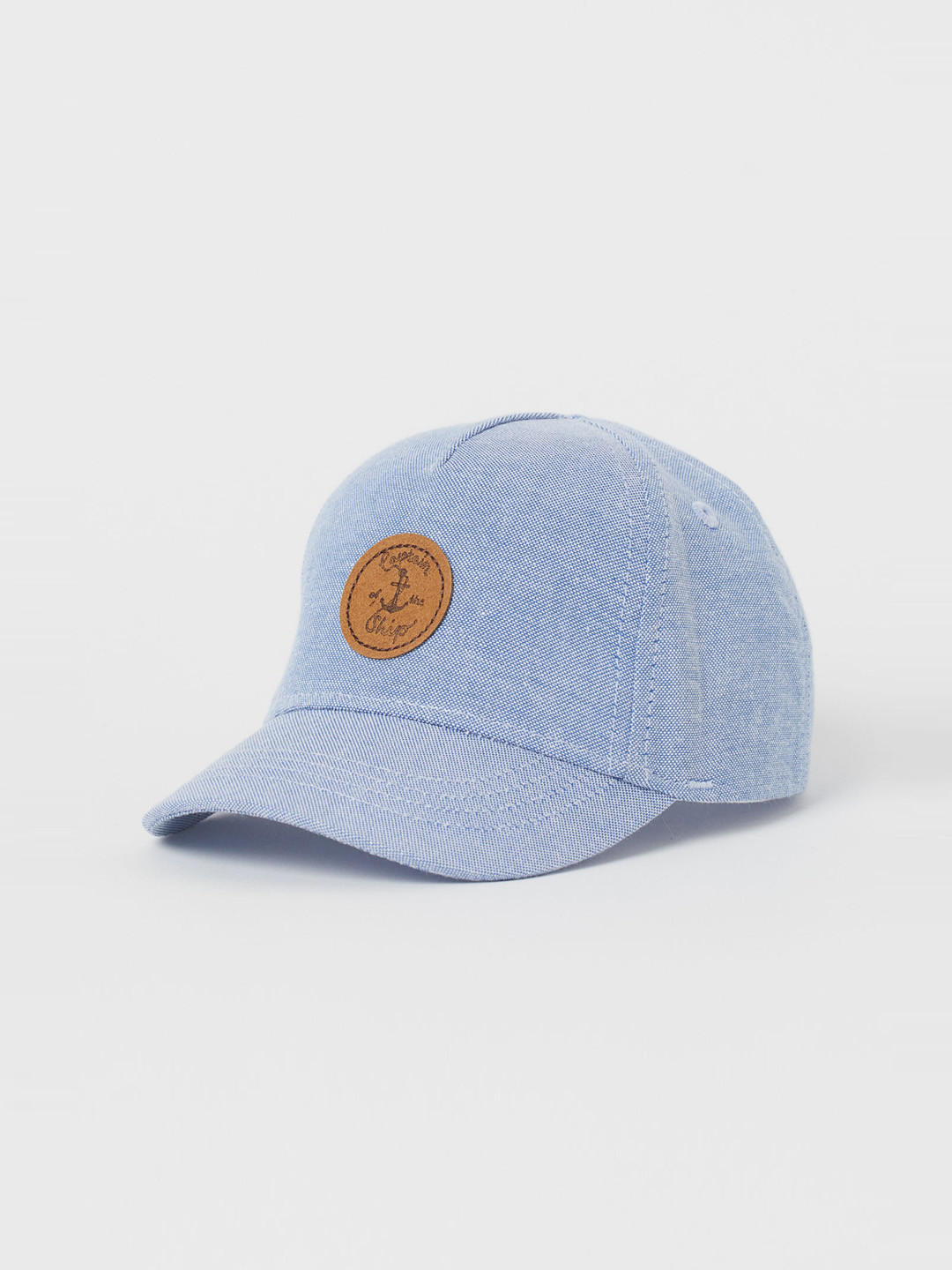 Buy H&M Infant Kids Blue Solid Cotton Cap Caps for Unisex Kids