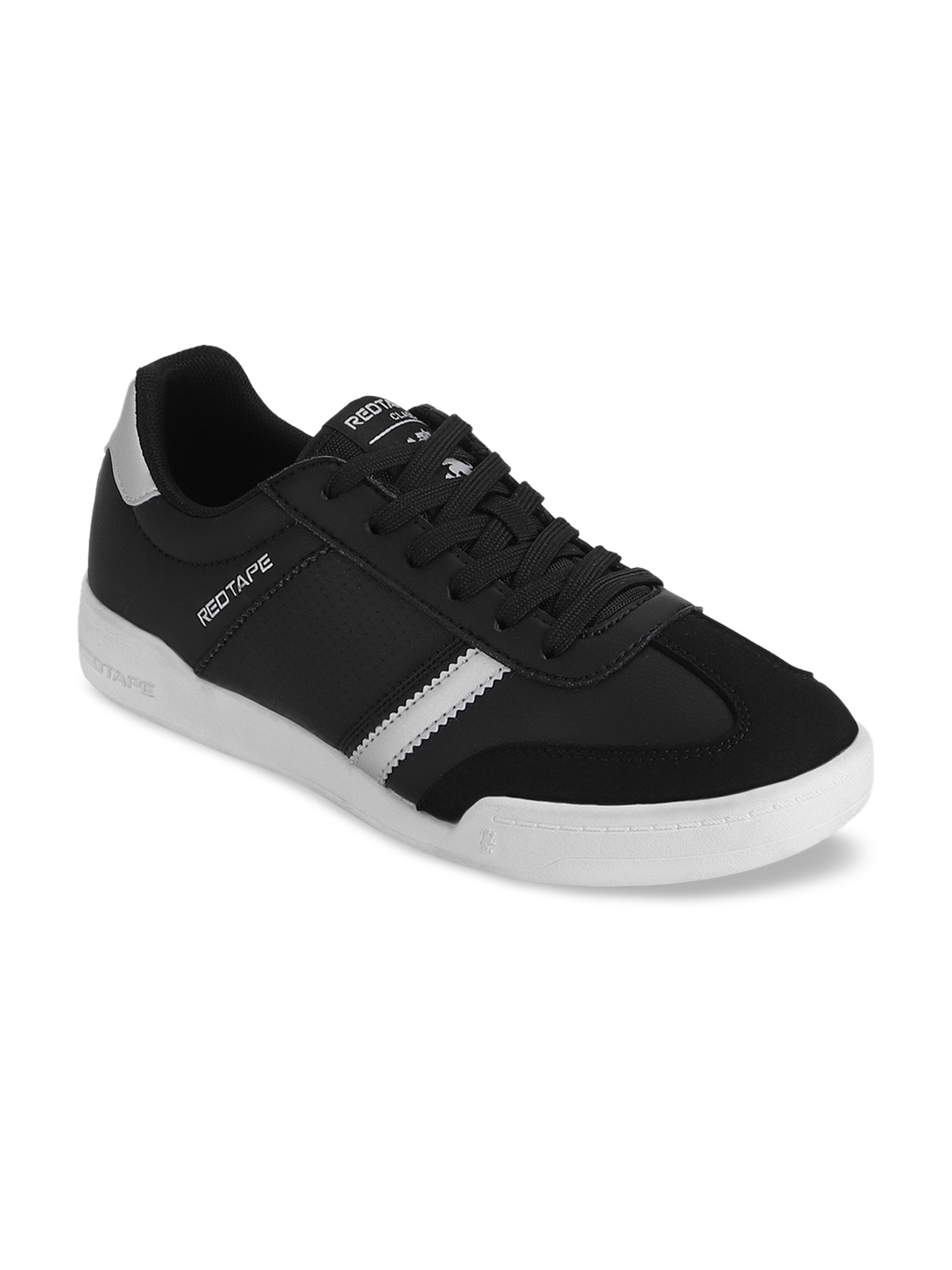 Buy Red Tape Women Black Solid Sneakers - Casual Shoes for Women ...