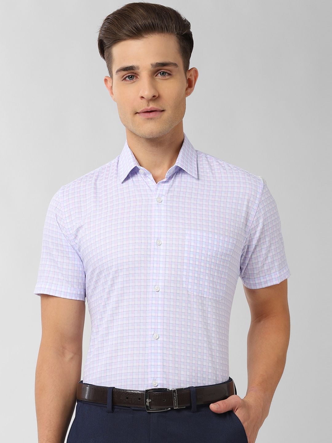 peter england shirts black
