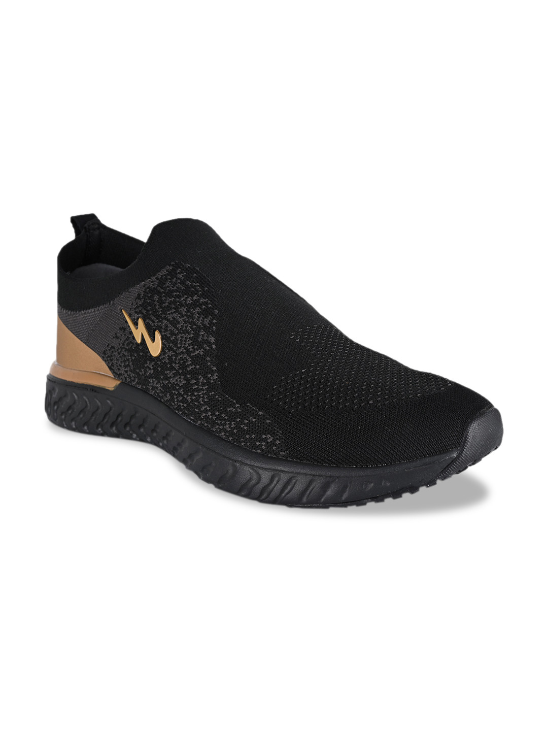 Buy Campus Men Black Mesh Walking Shoes Sports Shoes for Men 12086272