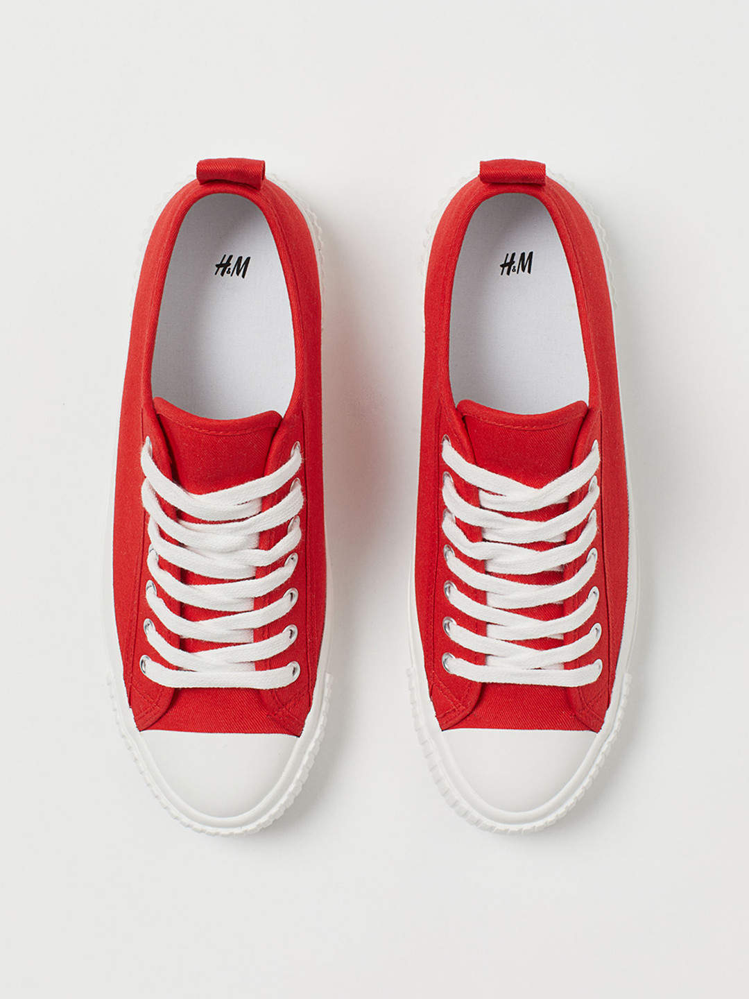 Buy H&amp;M Women Red Trainers Casual Shoes for Women