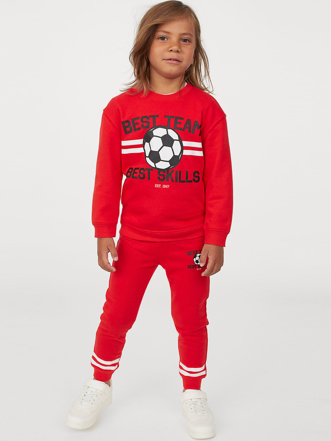 Buy H&M Boys Red 2 Piece Sweatshirt & Joggers Clothing Set for Boys 12153810 Myntra