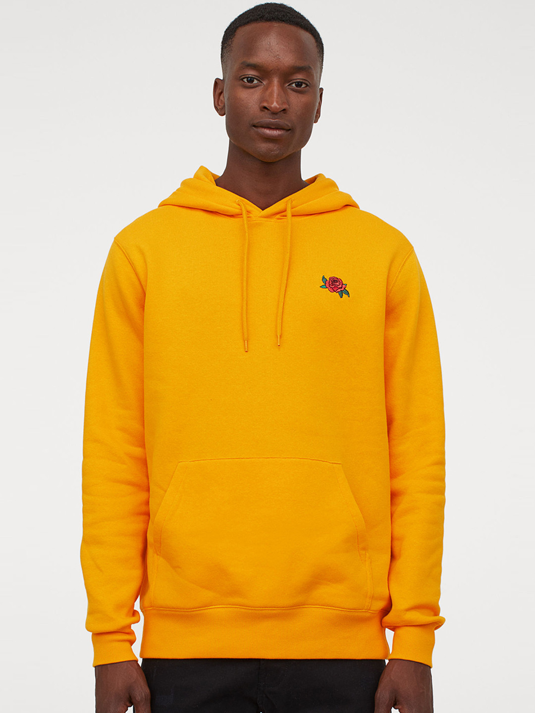 H&m mustard hoodie clearance