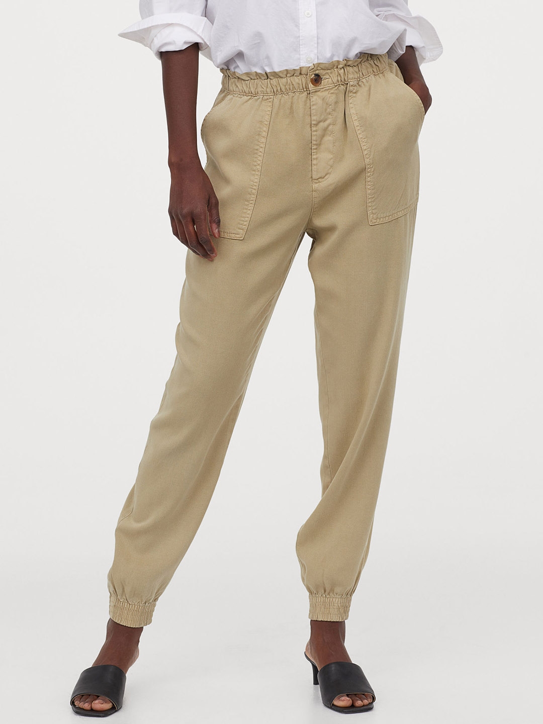 light beige joggers