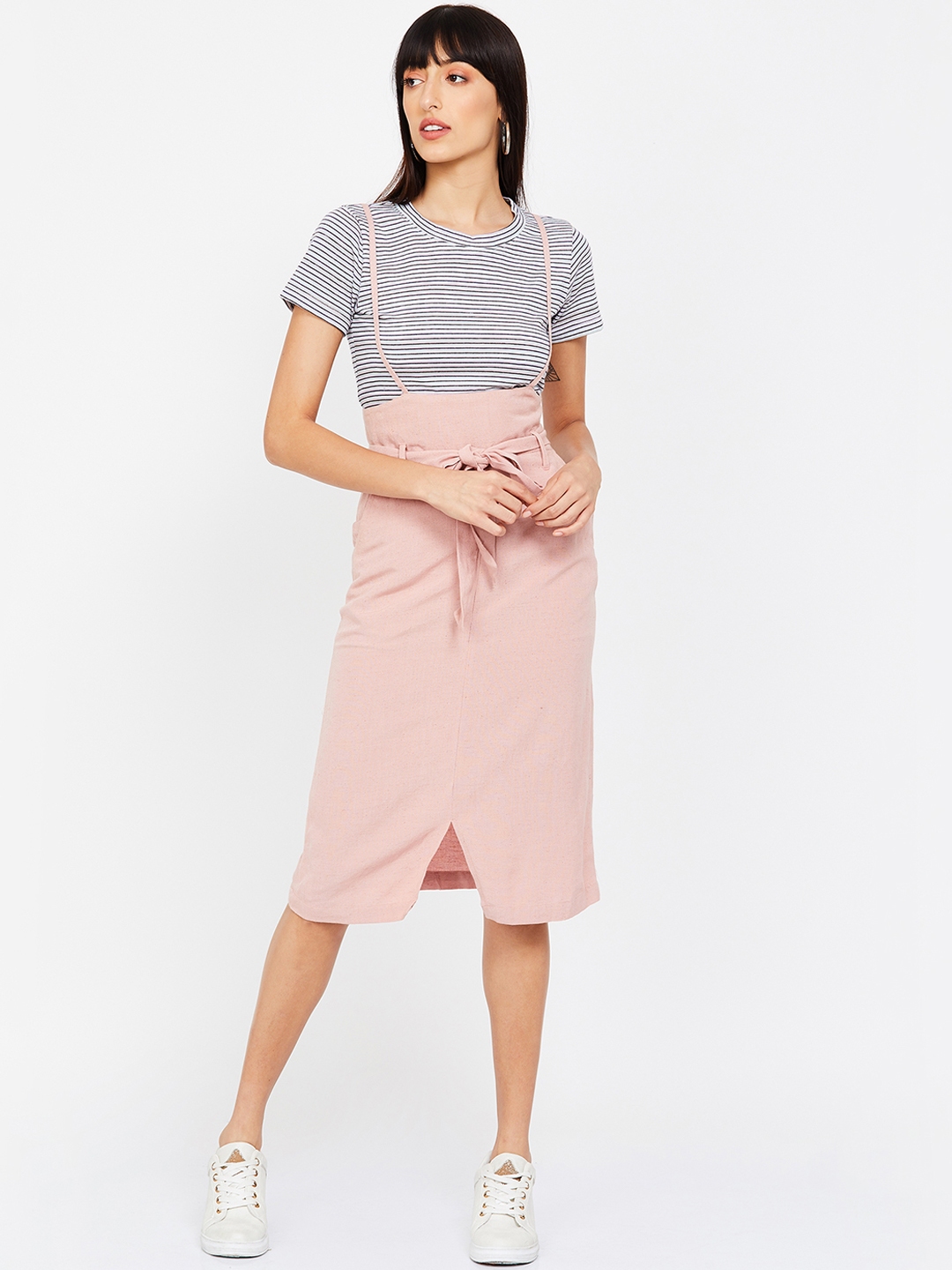 ginger pinafore dress