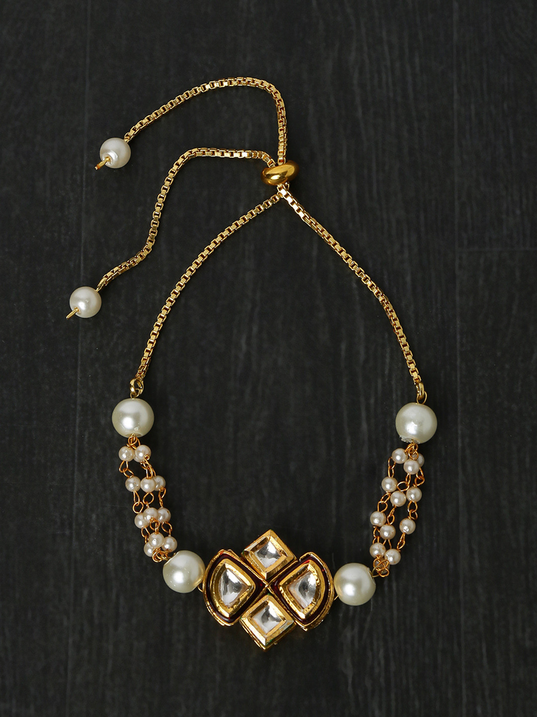 Buy Yellow Chimes Women Gold Toned Handcrafted Bracelet Bracelet for