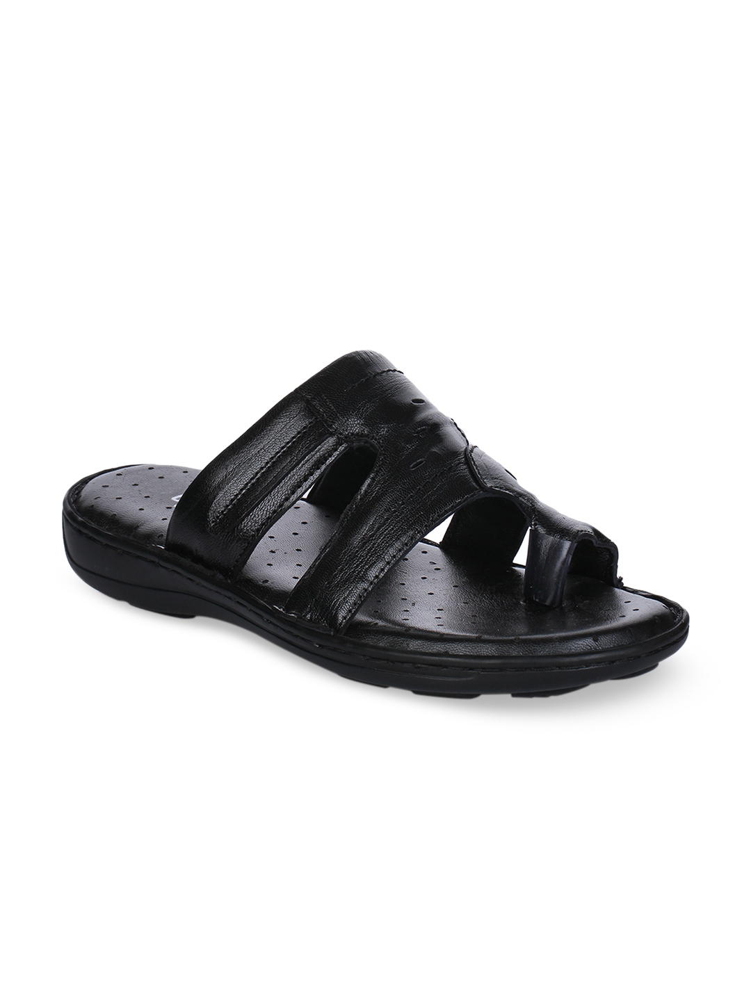 Buy Liberty Men Black Sandals - Sandals for Men 12046802 | Myntra