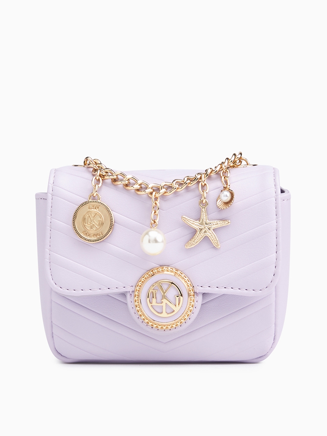 lavender sling bag