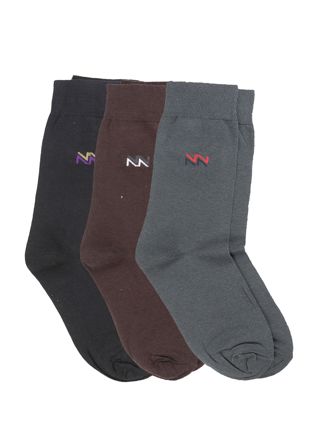 Buy Dollar Men Pack Of 3 Assorted Calf Length Socks Socks for Men