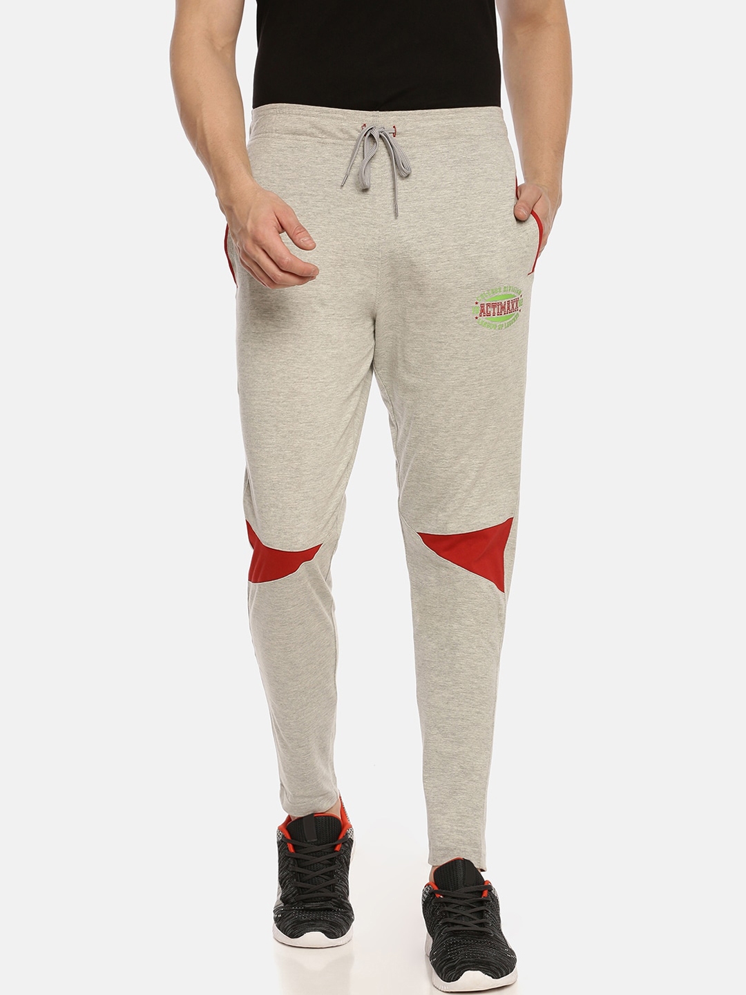 grey slim fit tracksuit bottoms