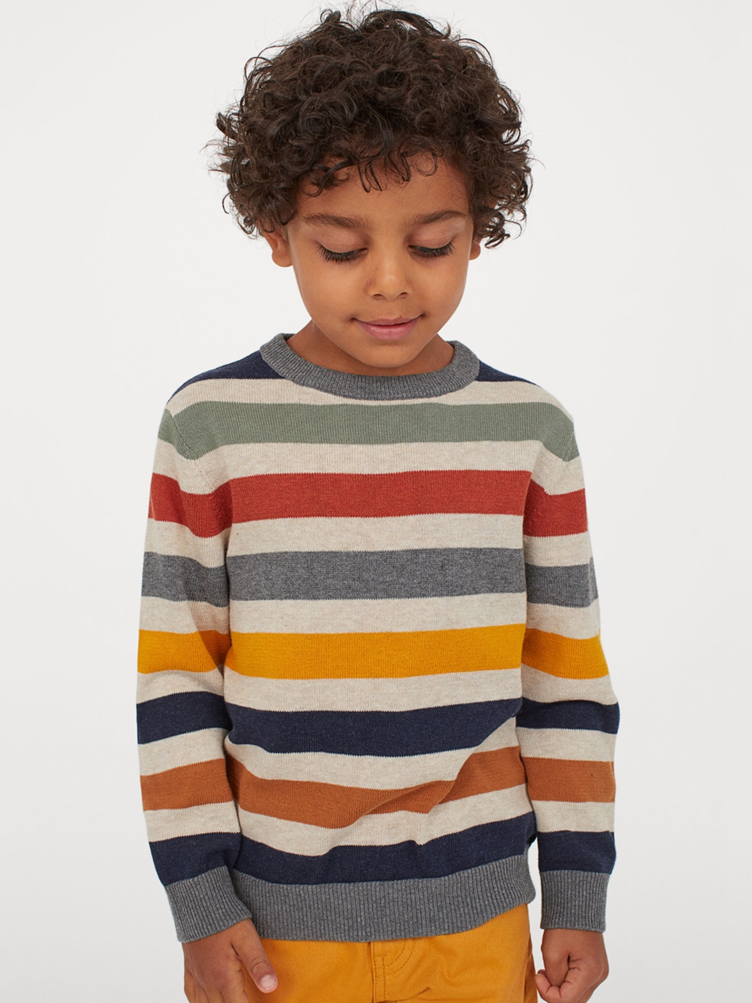 Buy H&M Boys Multicolored Fine Knit Jumper - Sweaters for Boys 12265228 ...