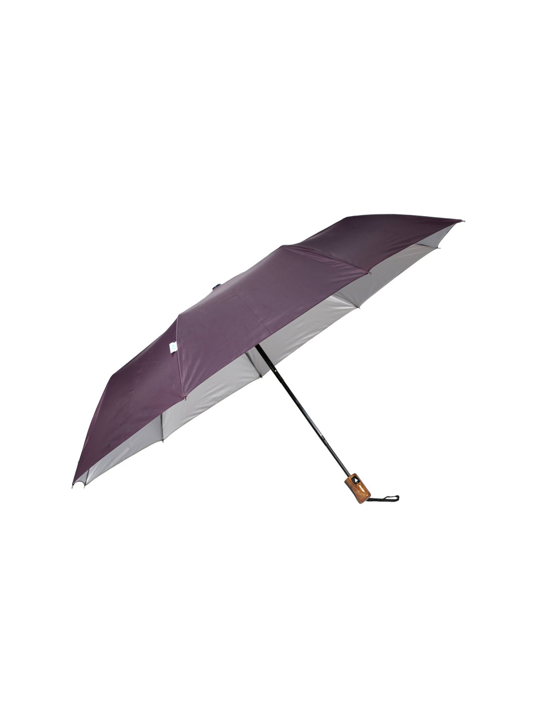 Buy Johns Unisex Purple Solid 585 Kent Auto Semi Automatic Umbrella