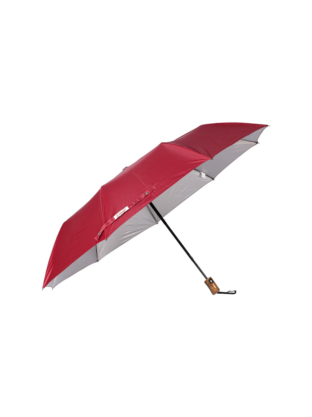 Buy Johns Unisex Maroon Solid 585 Kent Auto Semi Automatic Umbrella