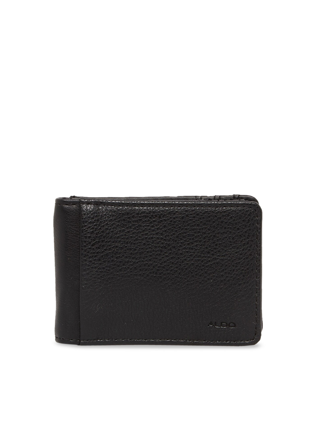 Buy ALDO Men Black Solid Two Fold Wallet Wallets for Men 12298872