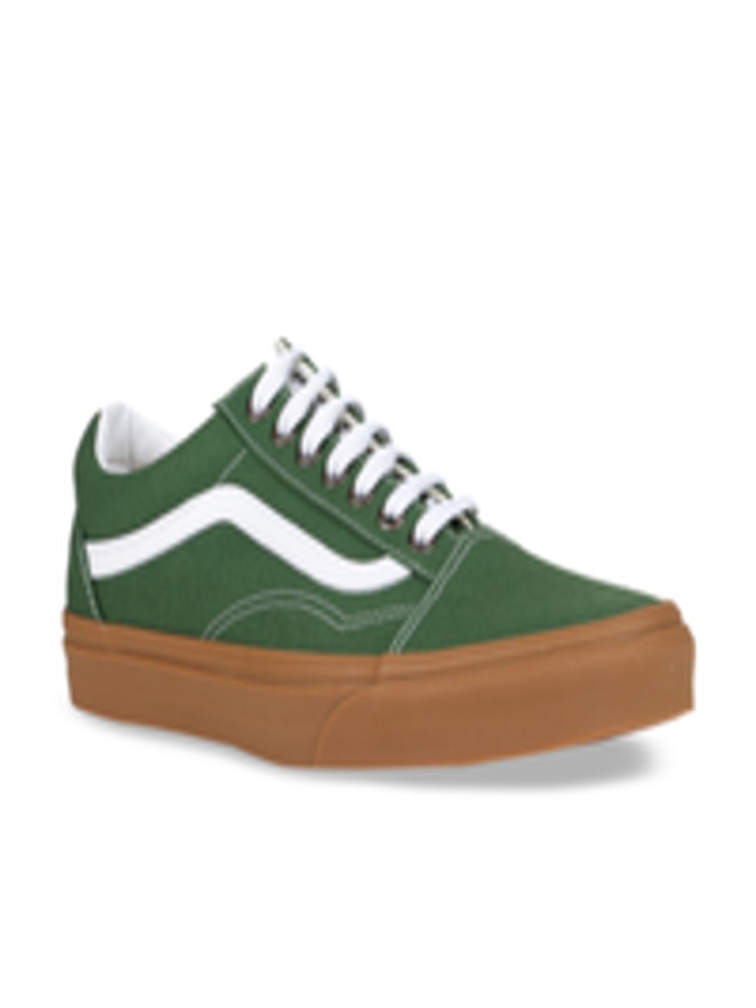 Buy Vans Unisex Green Solid Sneakers - Casual Shoes for Unisex 12295762