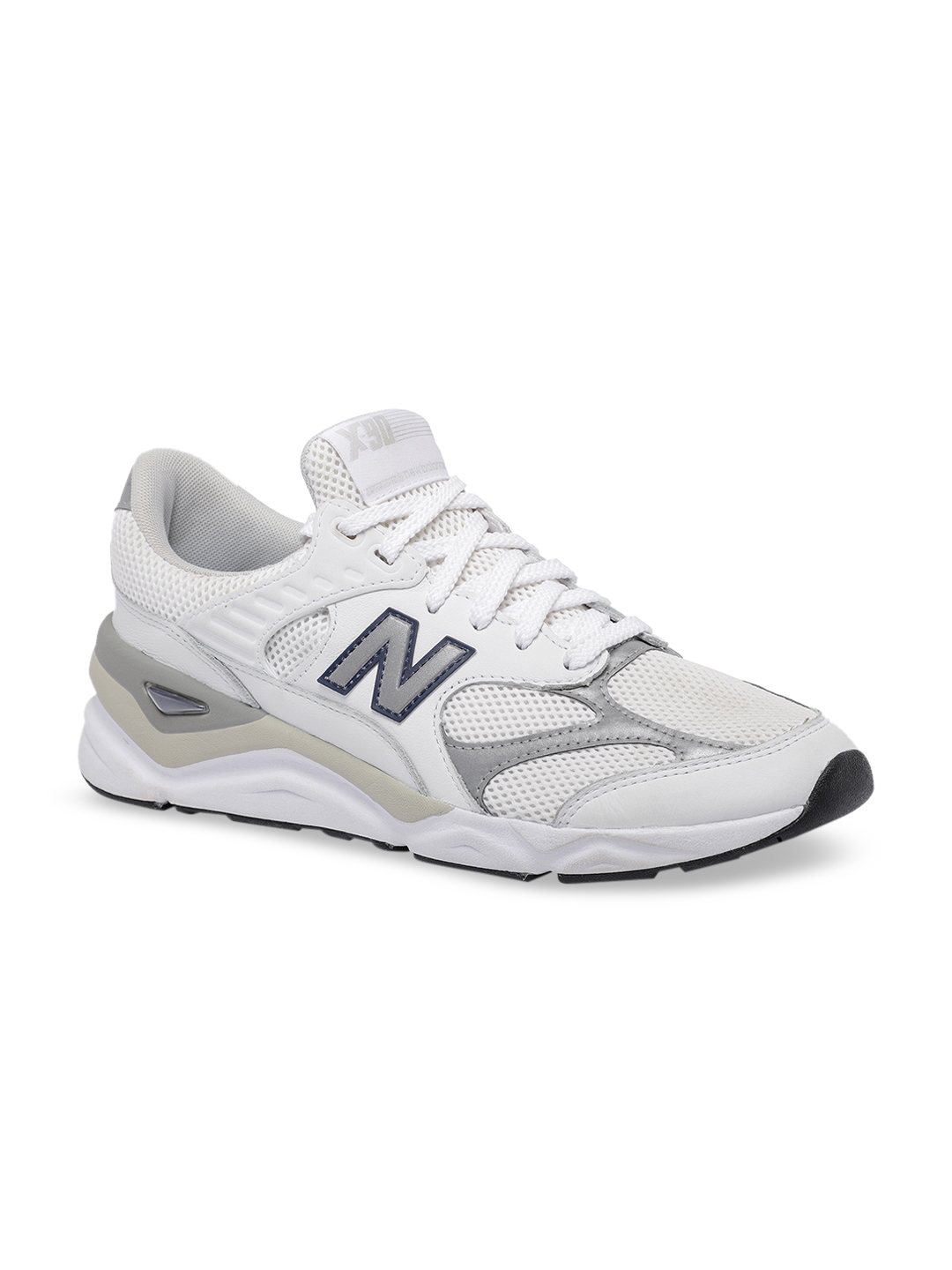 mens white leather new balance