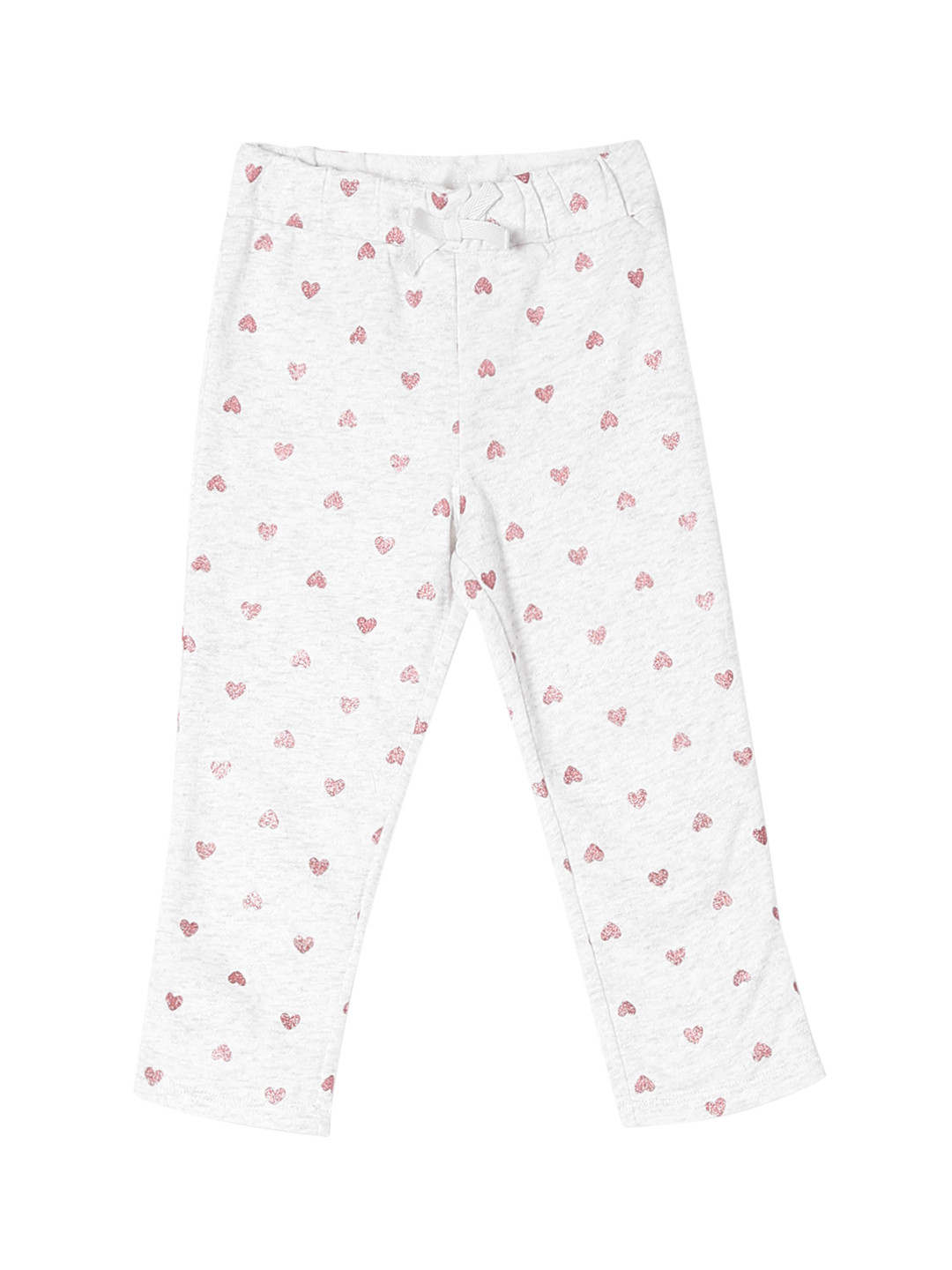 Buy The Childrens Place Girls Grey & Red Glitter Printed Knitted Active