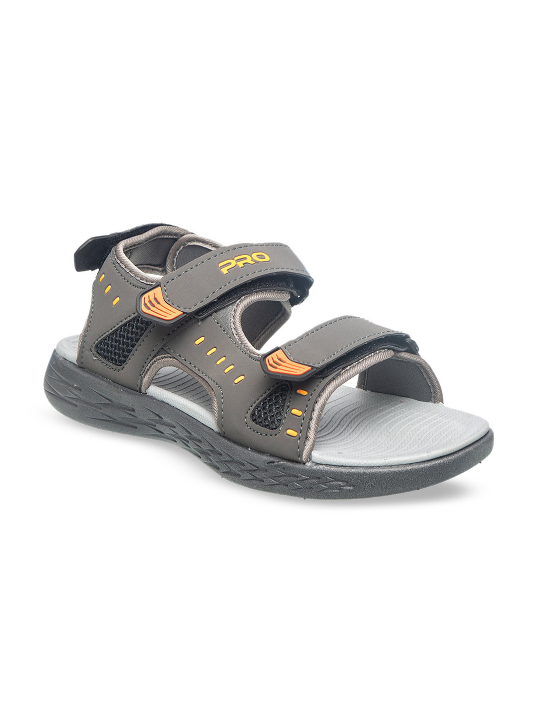 Buy Khadims Men Grey Comfort Sandals - Sandals for Men 12306842 | Myntra
