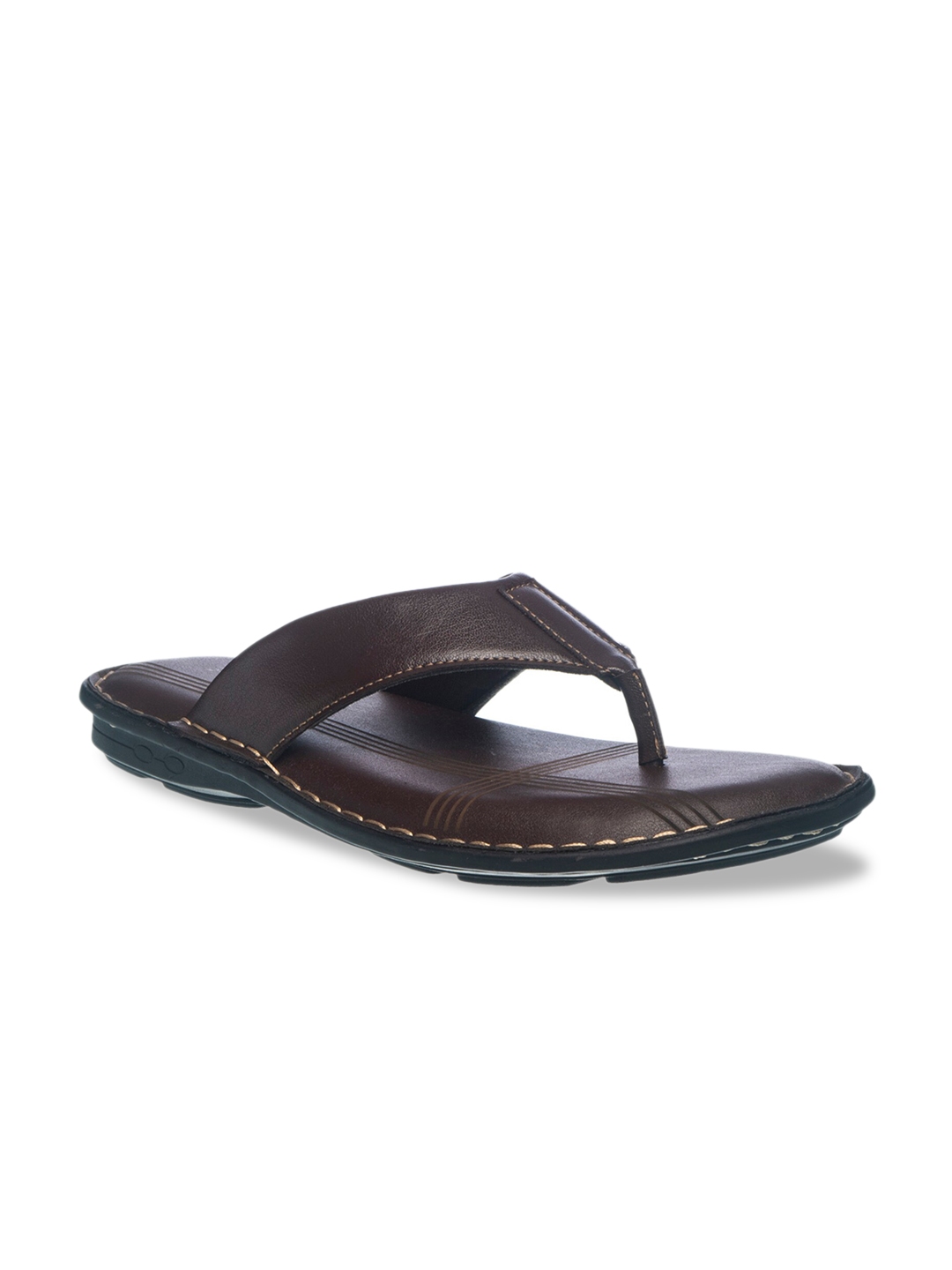 Buy Khadims Men Brown Comfort Sandals - Sandals for Men 12306782 | Myntra