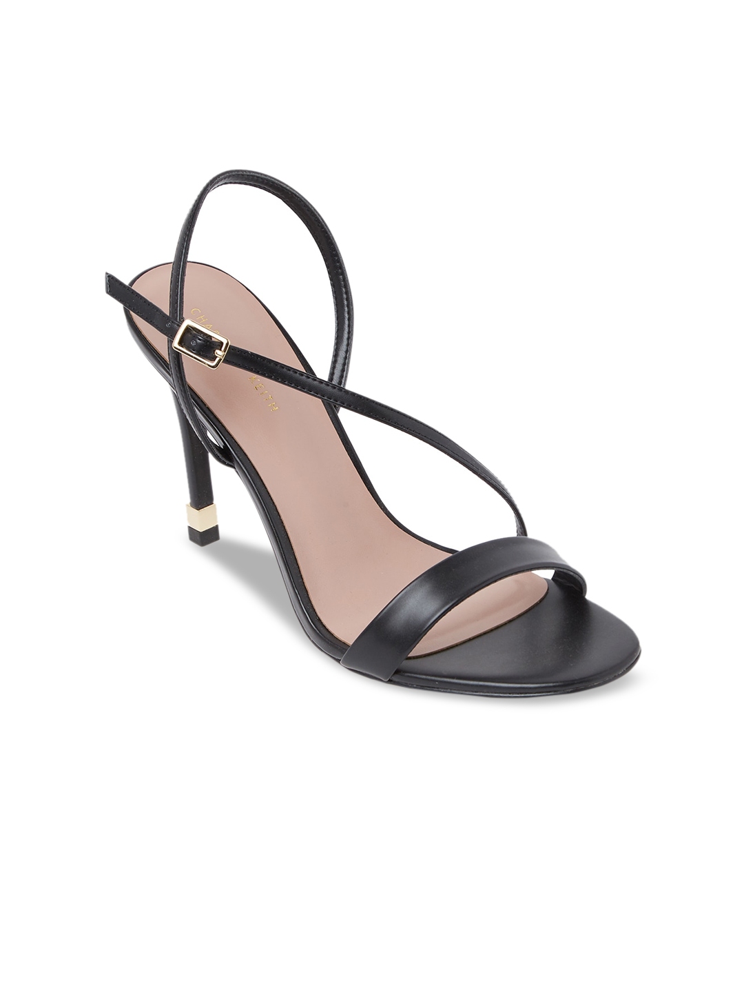 charles and keith black heels